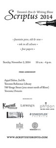 Scriptus 2014 Handbill